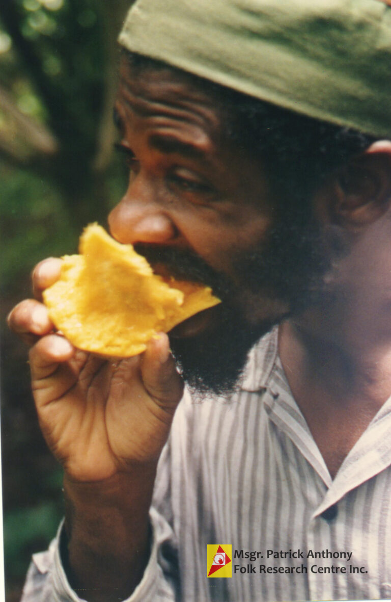 Mango eating Jomo